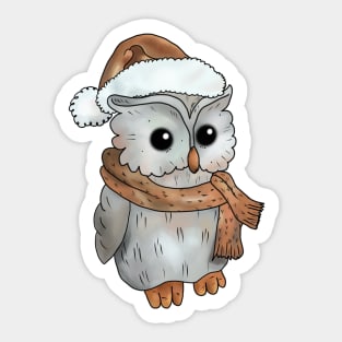 Wintereule Sticker